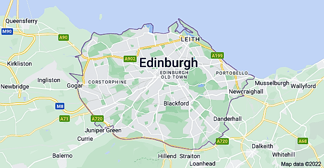 edinburgh map