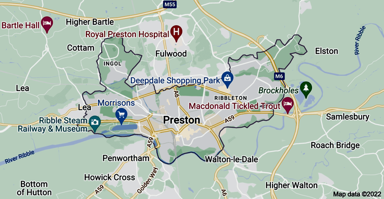 preston map big