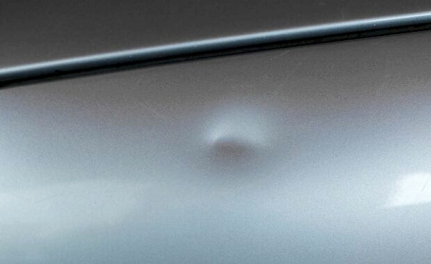 small dent silver