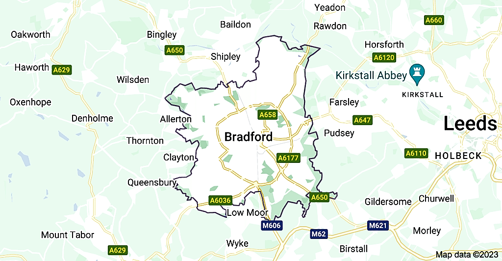 bradford map