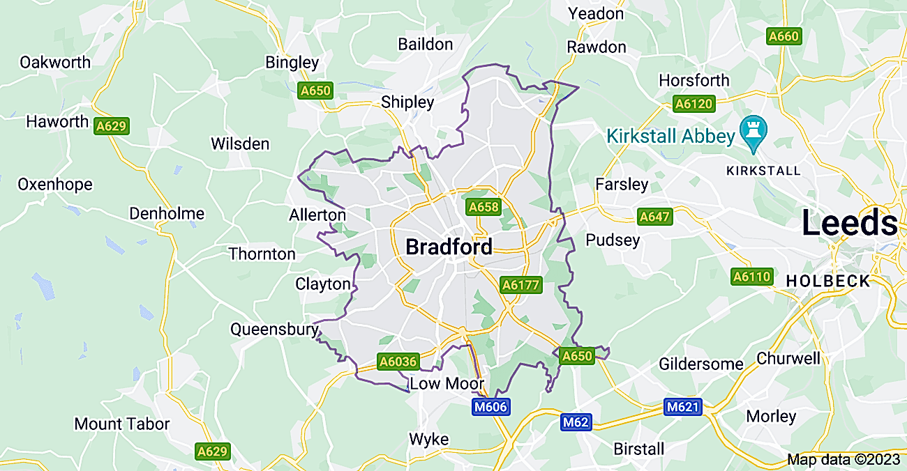 bradford map
