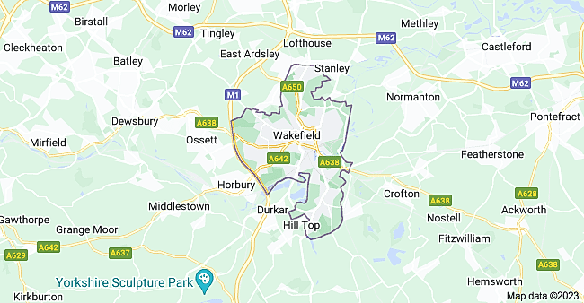 wakefield map