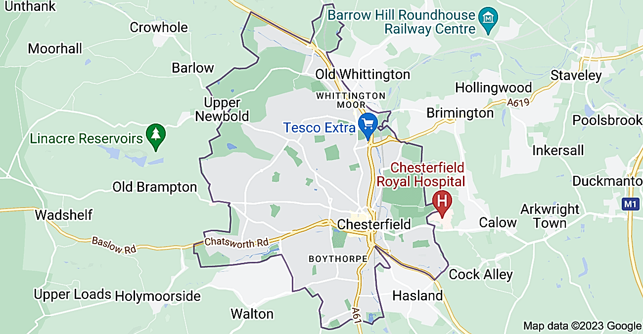 chesterfield map
