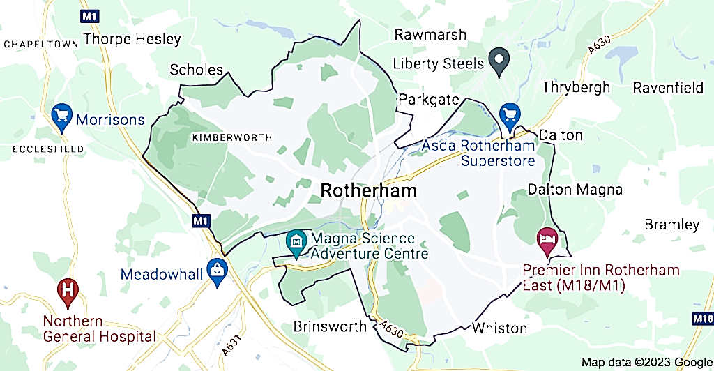 rotherham map