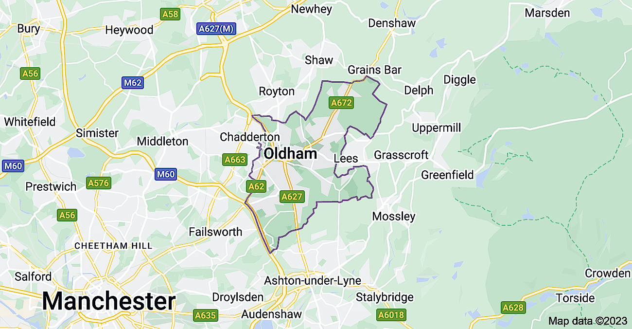 oldham map