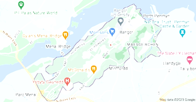 bangor map
