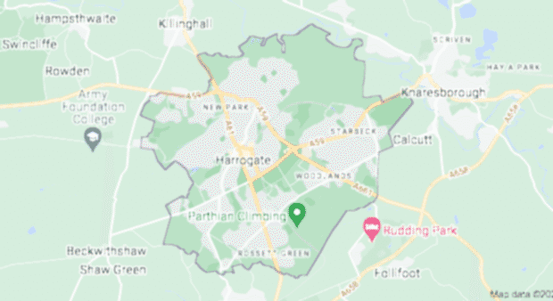 harrogate map