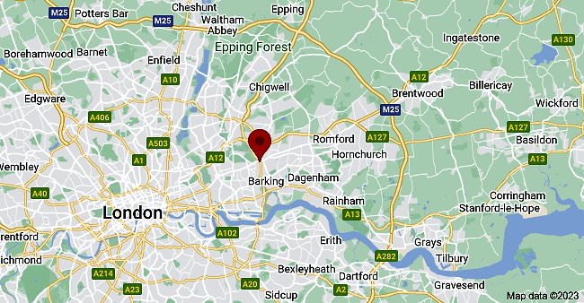 east london map