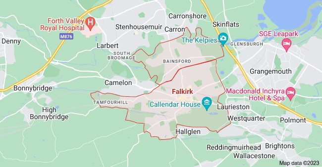 Falkirk map