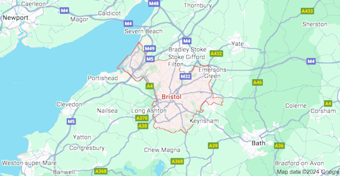 bristol map