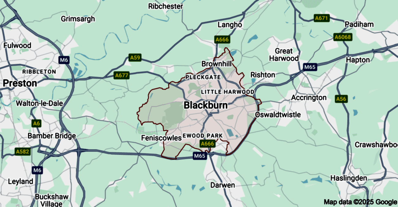 blackburn map
