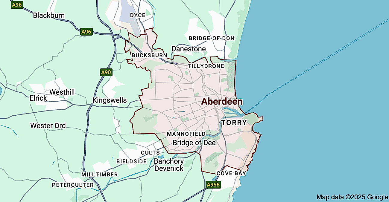 aberdeen map