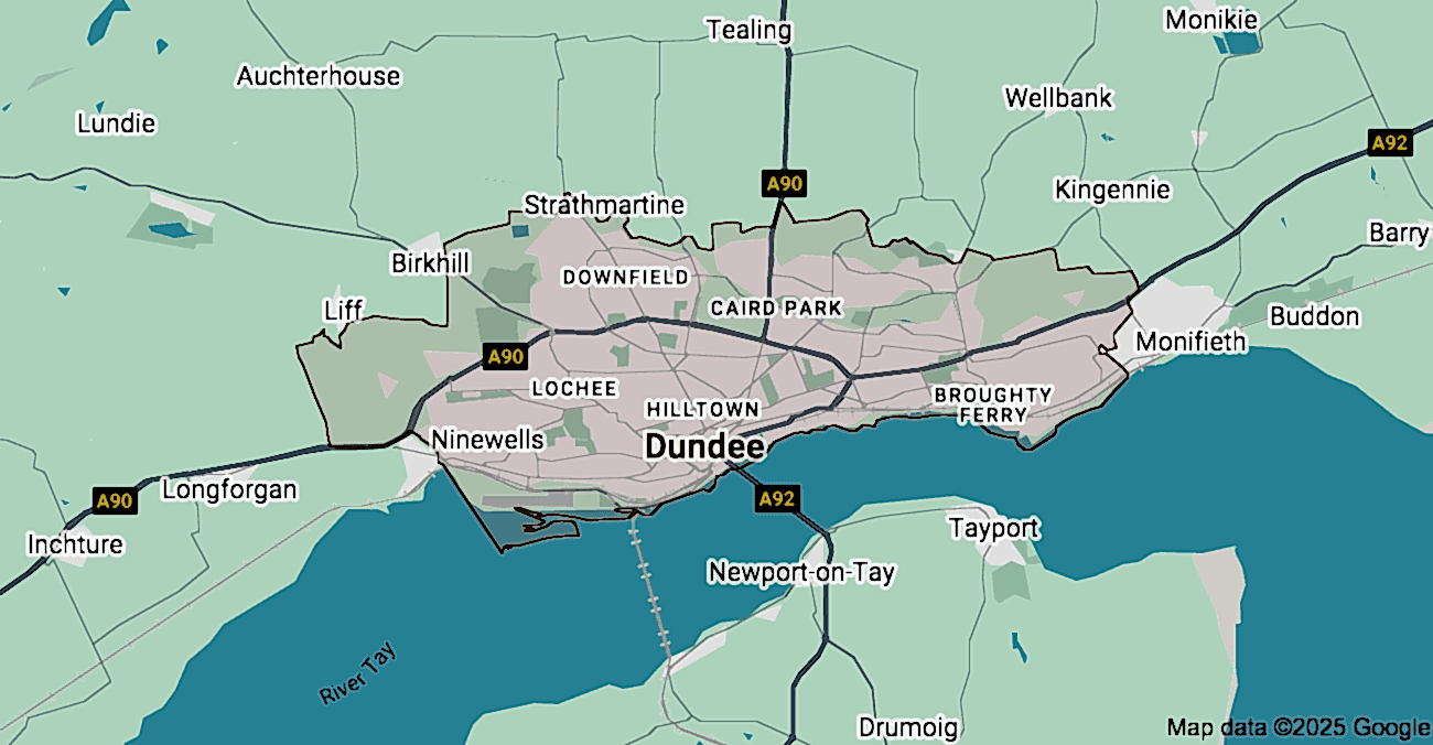 dundee map