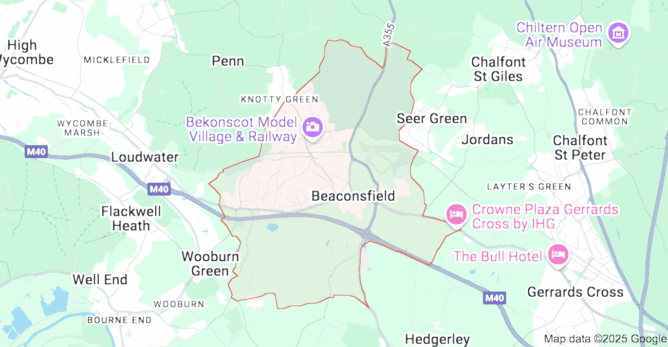 beaconsfield map
