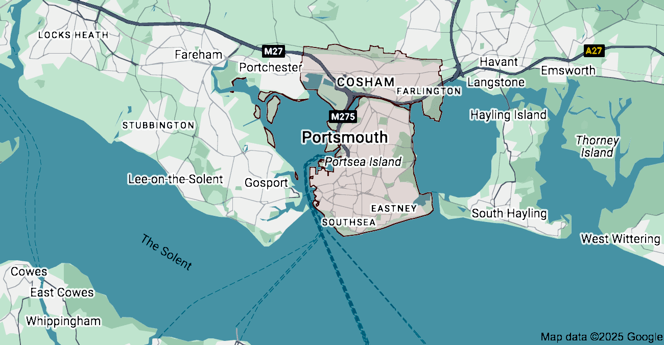 portsmouth map
