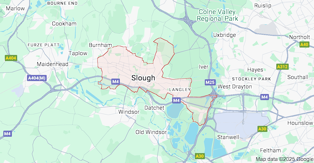 slough map