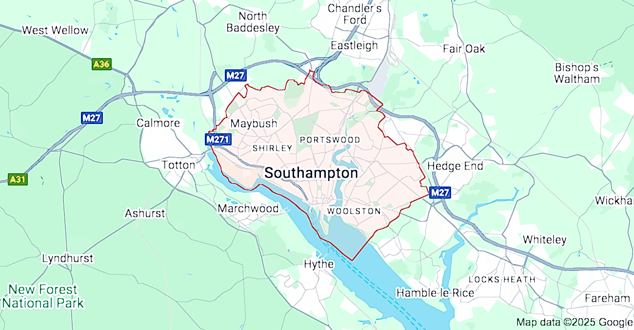southampton map