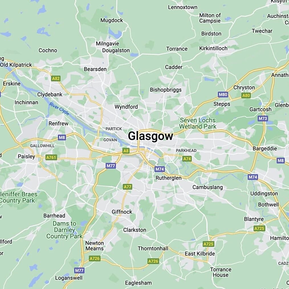 glasgow-map Glasgow Stone Chip Repairs