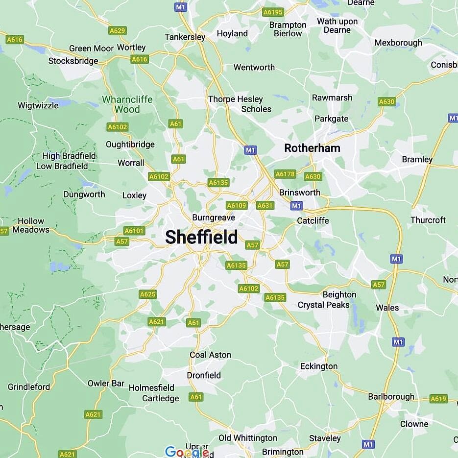 sheffield-map2 Sheffield Stone Chip Repairs