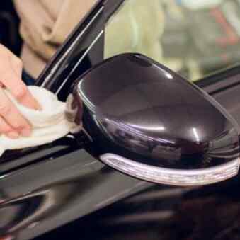 Car mirror man repair,Car accident broken side mirror. Black Car mirror man repair,Car accident broken side mirror. Black